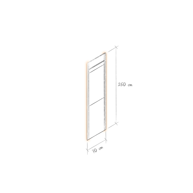 Schlüter LIPROTEC WSK 700 Zubehör-Set mit LED-Streifen RGB 70 cm