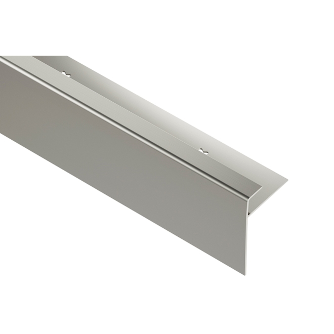 Schlüter VINPRO-STEP-R Treppenprofil (rund) titan gebürstet Höhe: 7,5 mm