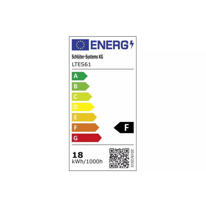 Schlüter LIPROTEC ES 61 LED-Streifen Neutralweiss (4900 K) 24 V DC 250 cm