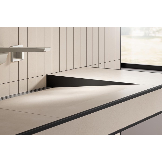 Schlüter KERDI-WASHBASINPROFILE-WW Gefällekeile, Alu, farbig beschichtet MGS