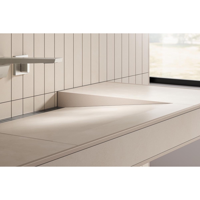 Schlüter KERDI-WASHBASINPROFILE-WW Gefällekeile, Alu, strukturbeschichtet TSC