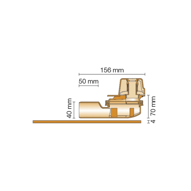 Schlüter KERDI-LINE VARIO-H 40 WOT