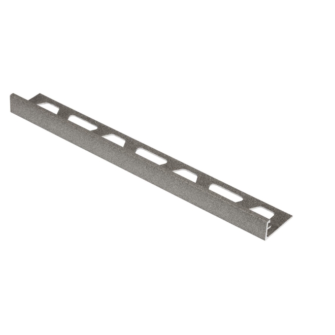 Schlüter-SCHIENE-TSSG Steingrau Strukturbeschichtet Abschlussschiene (L-Profil) Höhe: 10 mm Länge: 250 cm