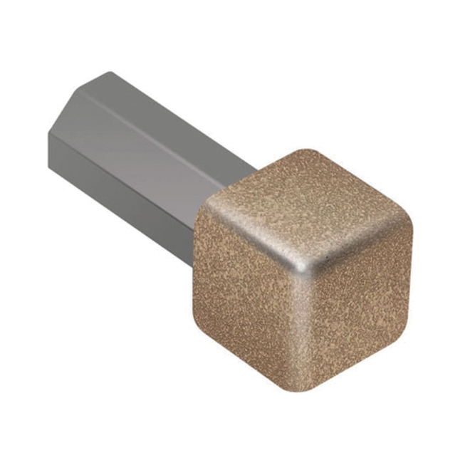 Schlüter-QUADEC-TSB Beige Strukturbeschichtet Innen- und Außenecke Höhe: 10 mm