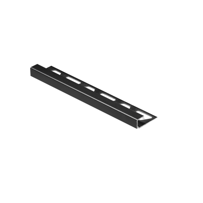 Schlüter-QUADEC-MGS Graphitschwarz Matt Abschlussschiene Höhe: 10 mm Länge: 250 cm
