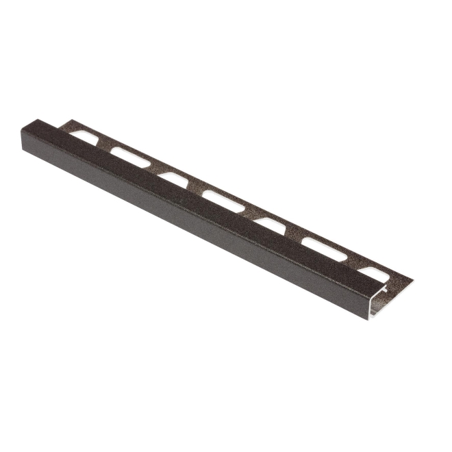 Schlüter-QUADEC-TSDA Dunkelanthrazit Strukturbeschichtet Abschlussschiene Höhe: 11 mm Länge: 250 cm