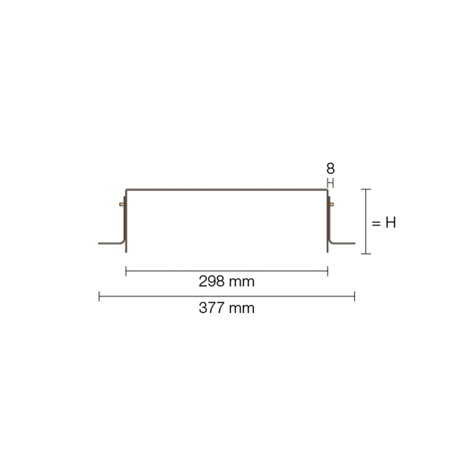 Schlüter DESIGN-NICHE 298x598 mm MBW - brillantweiß matt