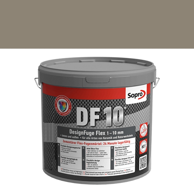 Sopro DesignFuge 1055 Flex DF10 sandgrau 18 Eimer 5 kg