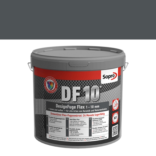 Sopro DesignFuge 1060 Flex DF10 anthrazit 66 Eimer 5 kg