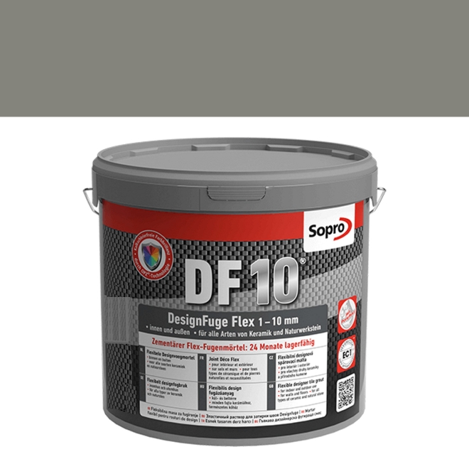 Sopro DesignFuge 1062 Flex DF10 steingrau 22 Eimer 5 kg