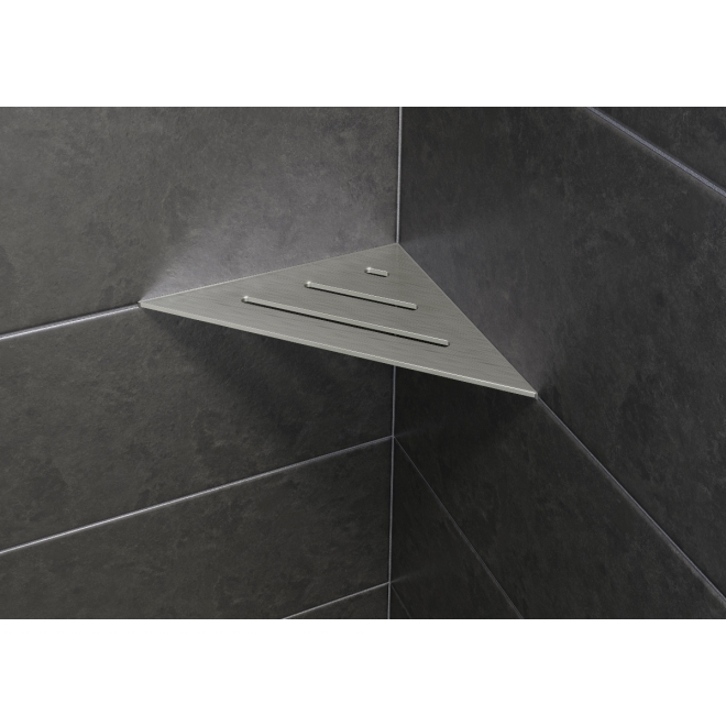 Schlüter Wandablage SHELF-E Edelstahl gebürstet 210x210 mm