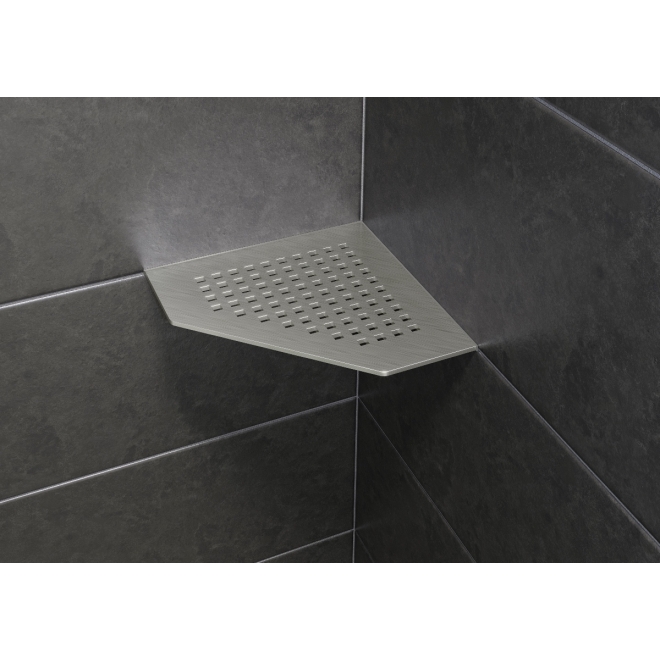 Schlüter Wandablage SHELF-E Edelstahl gebürstet 195x195 mm