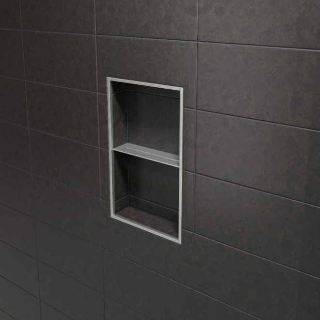 Schlüter Wandablage SHELF-N Edelstahl gebürstet 300x87 mm