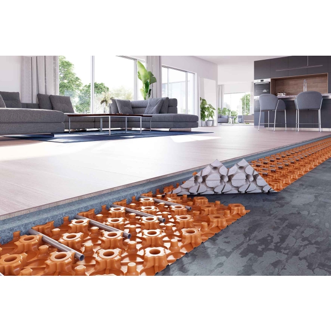 Schlüter BEKOTEC-EN23FPS Estrichnoppenplatte Peel&Stick selbstklebend 1,08 m²