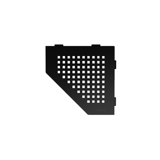 Schlüter Wandablage SHELF-E Graphitschwarz matt 195x195 mm