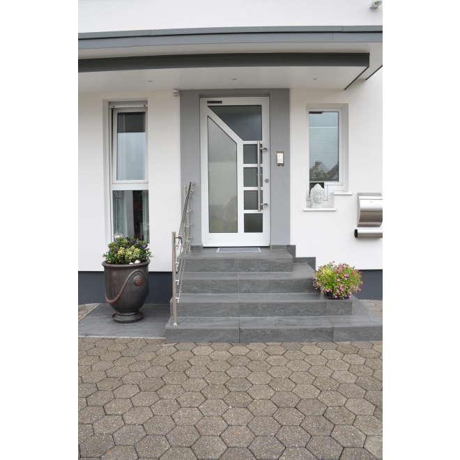 PrimeCollection Wave Terrassenplatte Black 40x80 cm