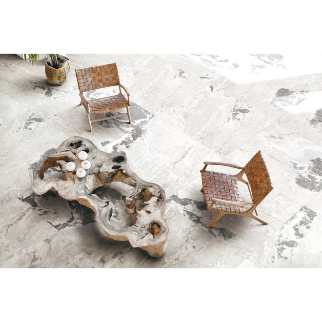 Florim Creative Design Onyx&More White Blend Glossy Boden- und Wandfliese 60x120 cm 6 mm