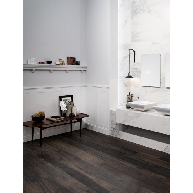 Florim Creative Design Wooden Tile Brown Strukturiert Bodenfliese 20x120 cm