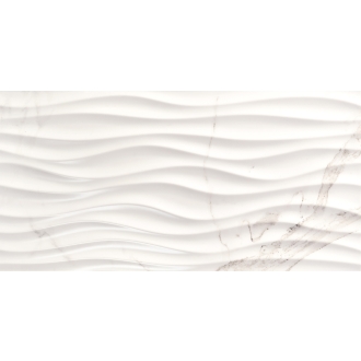 Love Tiles Precious Calacatta Shine Wanddekor Curl 35x70 cm