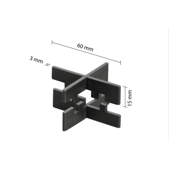 Schlüter-TROBA-LEVEL-PL 50er Pack Fugenkreuz 3mm