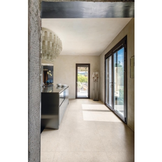 Florim Creative Design Sensi White Fossil R+PTV Boden- und Wandfliese 80x80 cm