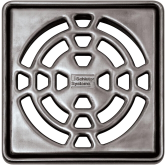 Schlüter, KERDI-DRAIN-BASE Rost-Set Design 1 Edelstahl gebürstet KDR10ED1GV