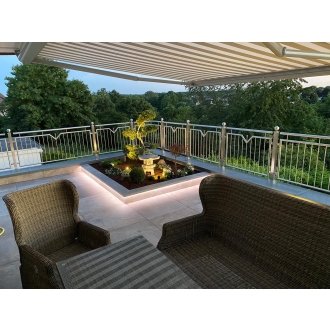 Schlüter LIPROTEC 15 beleuchtete Treppenstufe bis 150cm Alu edelstahl gebürstet eloxiert