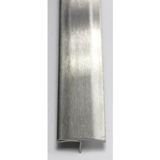 PrimeCollection, Übergangsschiene 2,5m/25mm Edelstahl-gebürstet TEG25
