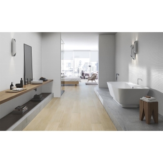 Keraben Mood Wandfliese Oblique Blanco 30x90 cm