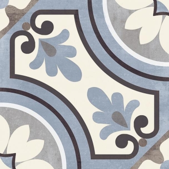 PrimeCollection Paris Bodenfliese und Wandfliese Saint Germain Blu 20x20 cm