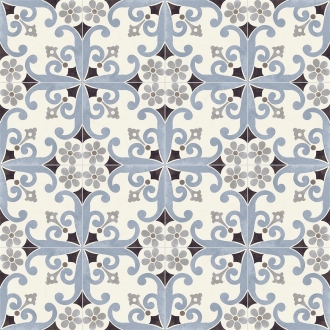 PrimeCollection Paris Bodenfliese und Wandfliese Montmartre Blu 20x20 cm