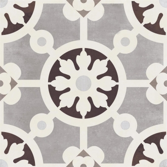 PrimeCollection Paris Bodenfliese und Wandfliese Bercy Marrone 20x20 cm