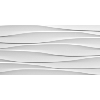 Keraben Superwhite Dekor weiß Wind gloss glänzend 30x60 cm