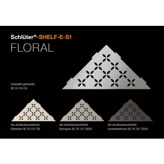 Schlüter Wandablage SHELF-E Elfenbein 210x210 mm