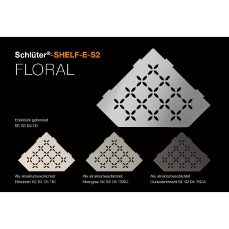 Schlüter Wandablage SHELF-E Grau 195x195 mm