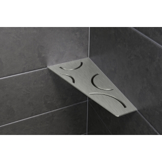 Schlüter Wandablage SHELF-E Edelstahl gebürstet 154x295 mm