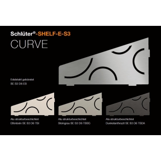 Schlüter Wandablage SHELF-E Elfenbein 154x295 mm