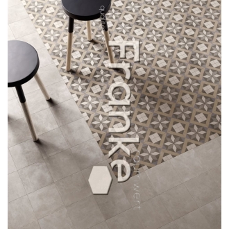 PrimeCollection Patchwork Vintage Bodenfliese und Wandfliese Dekor 04 20x20 cm