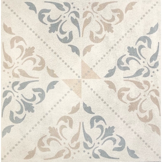 PrimeCollection Patchwork Vintage Bodenfliese und Wandfliese Dekor 02 20x20 cm