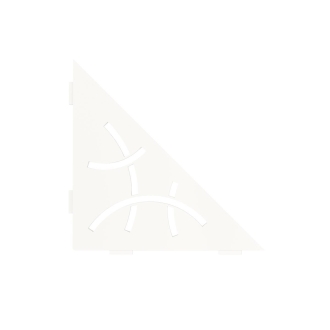 Schlüter Wandablage SHELF-E Brillantweiß matt 210x210 mm