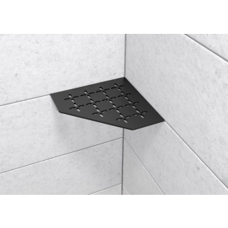 Schlüter Wandablage SHELF-E Graphitschwarz matt 195x195 mm