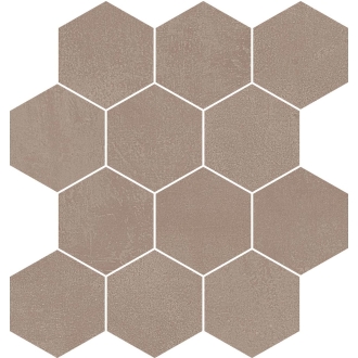 PrimeCollection Timeline Mosaico Esagoni Taupe 30x34 cm
