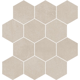 PrimeCollection Timeline Mosaico Esagoni Beige 30x34 cm