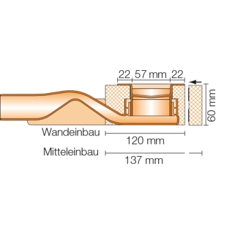 Schlüter, KERDI-LINE-F 40 KLF40GE50