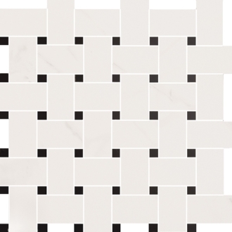 Love Tiles Precious Calacatta Mosaik Tie Matte 35x35 cm