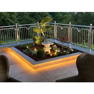 Schlüter LIPROTEC 15 beleuchtete Treppenstufe bis 150cm Alu edelstahl gebürstet eloxiert