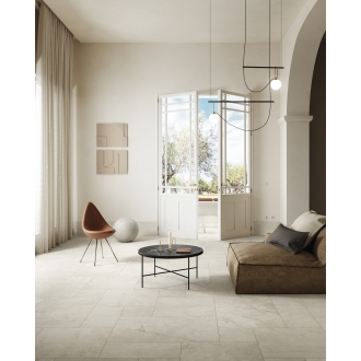 PrimeCollection Lavaredo Boden- und Wandfliese Bianco 80x80 cm