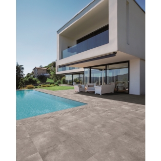 PrimeCollection Re_Space Terrassenplatte Dark Grey 60x60 cm