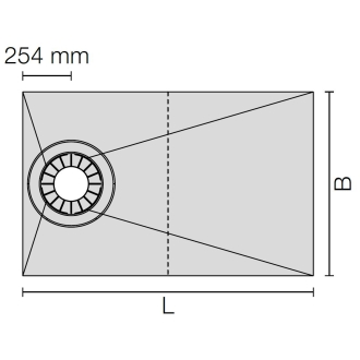 Schlüter Gefälleboard Kerdi-Shower-TS 152x96 cm