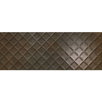 Love Tiles Metallic Carbon Wanddekor Chess 45x120 cm
